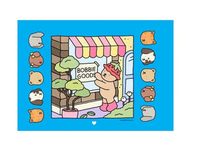 Livro De Colorir Bobbie Goods Com Desenhos Variados E Detalhados Folha A5 Com 50 Páginas Para Pintar