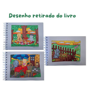 Livro De Colorir Bobbie Goods Com Desenhos Variados E Detalhados Folha A5 Com 50 Páginas Para Pintar