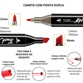 Kit Livro Bobbie Goods Capa Dura + 120 Canetas Touch